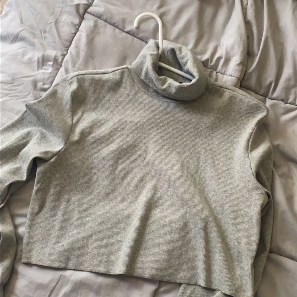 Turtle neck crop top